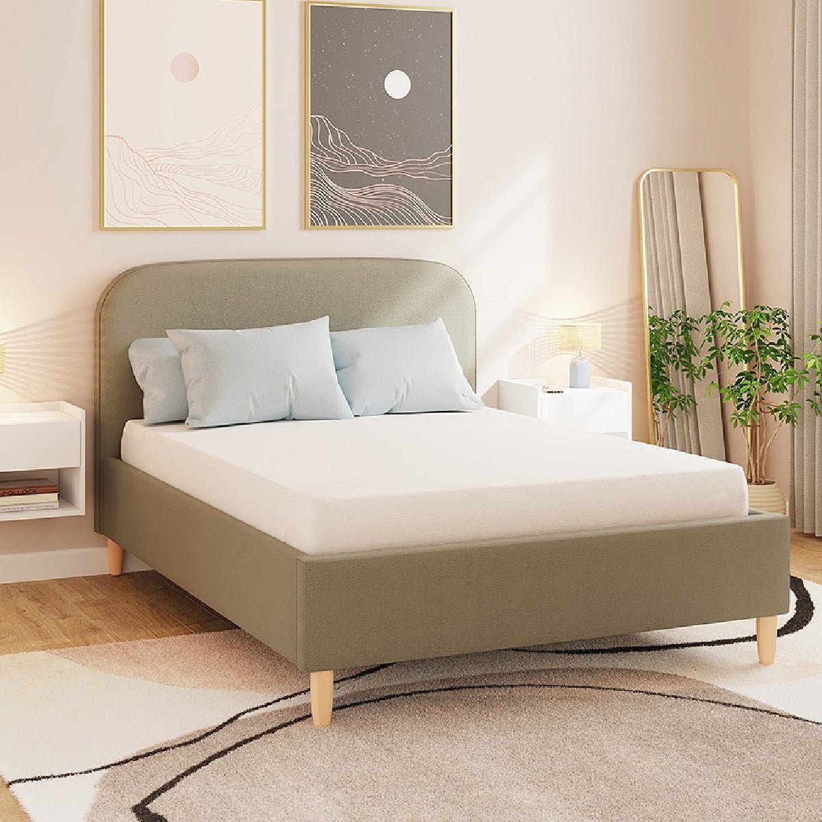Florence Boucle Ottoman Bed Frame - GFW