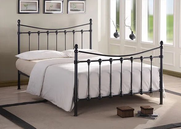 Florida Metal High Foot End Bed Frame - Time Living