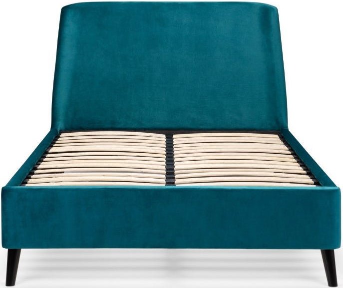 Frida Curved Velvet Bed - Julian Bowen
