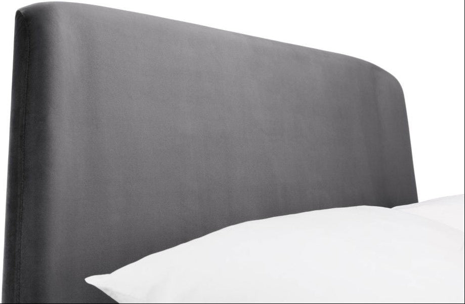 Frida Curved Velvet Bed - Julian Bowen