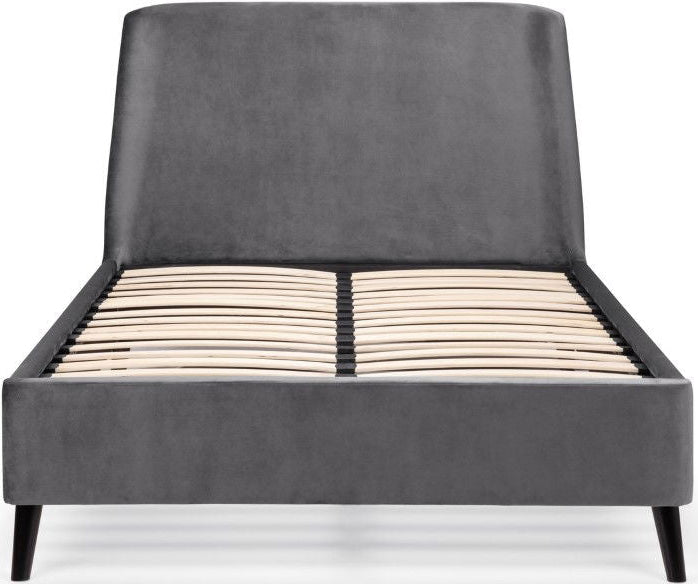 Frida Curved Velvet Bed - Julian Bowen
