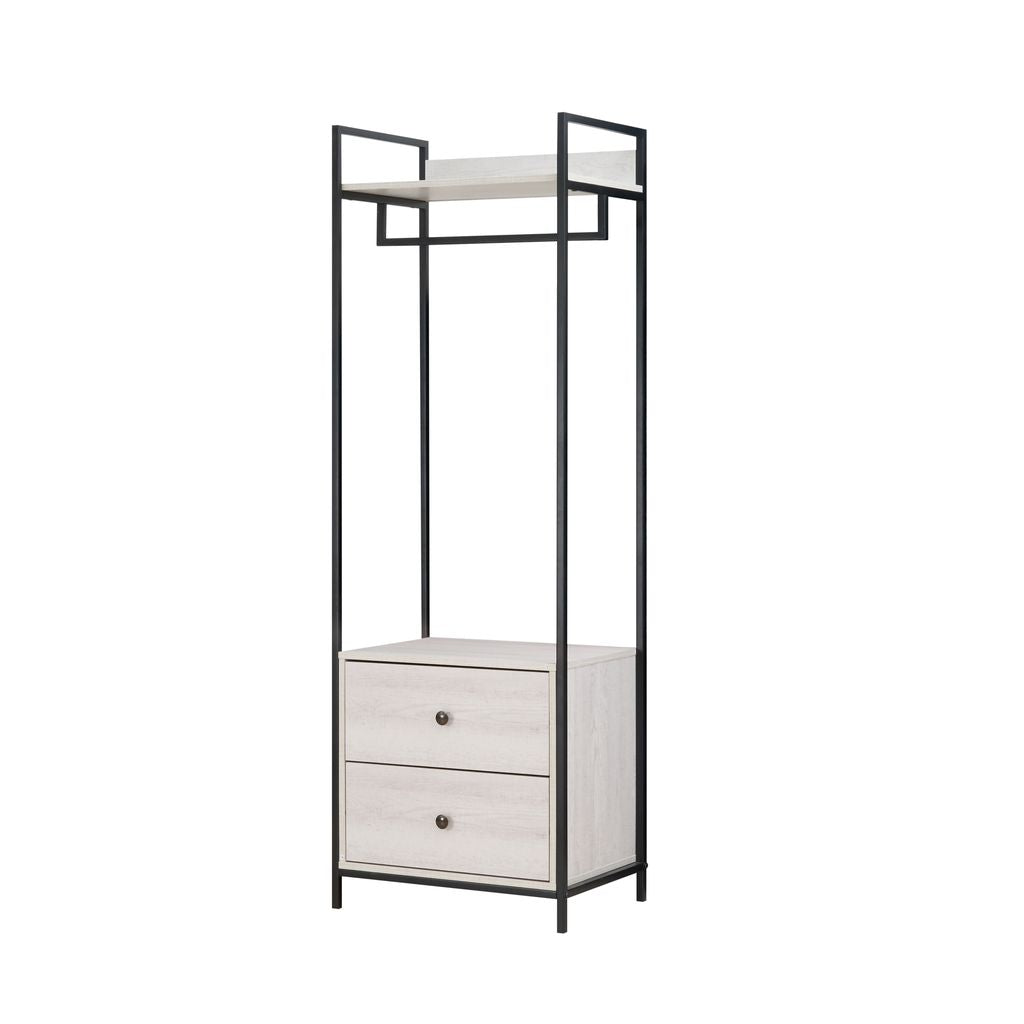 Alva Open Wardrobe with 2 Drawers 3 Piece Bedroom Set