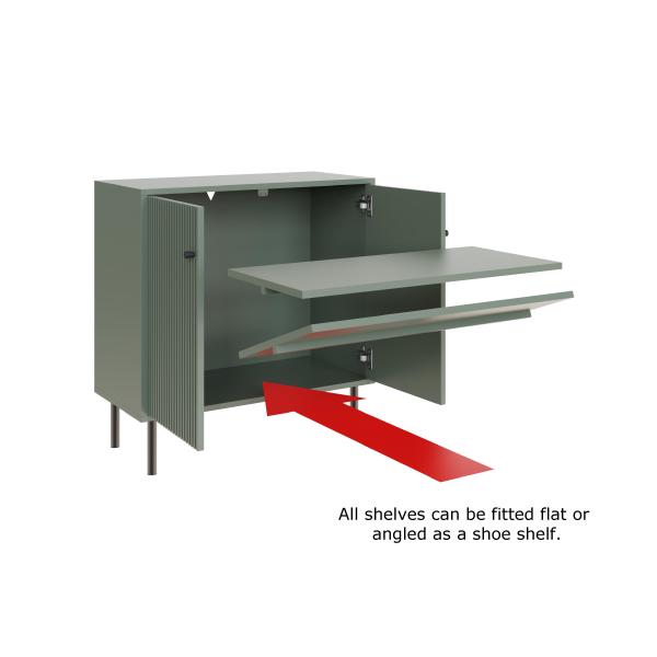 Garrucha 2 Door Shoe Cabinet - GFW