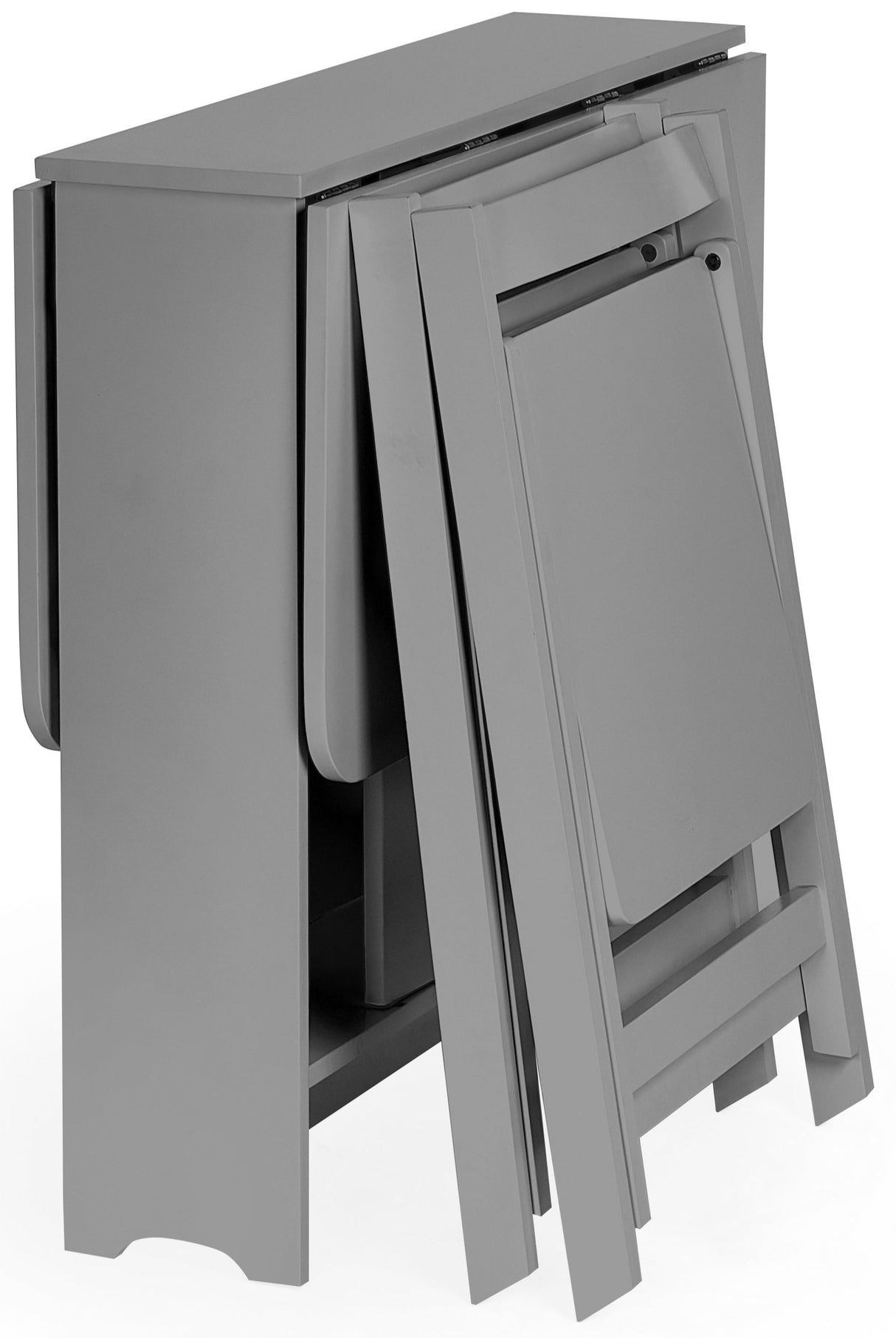 Gatan Small Gateleg Table with 2 Foldaway Chairs - Julian Bowen
