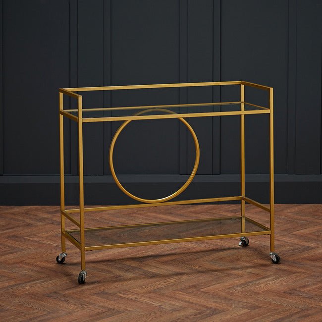 Gatsby Gold Serving Cart - LPD