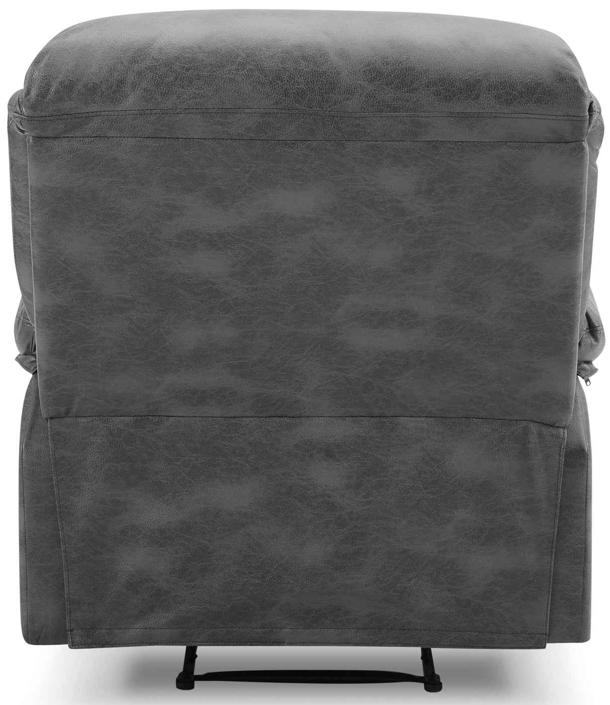 George Faux Leather 1 Seater Manual Recliner Sofa - TGC