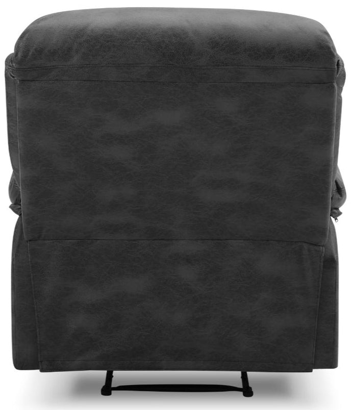 George Faux Leather 1 Seater Manual Recliner Sofa - TGC