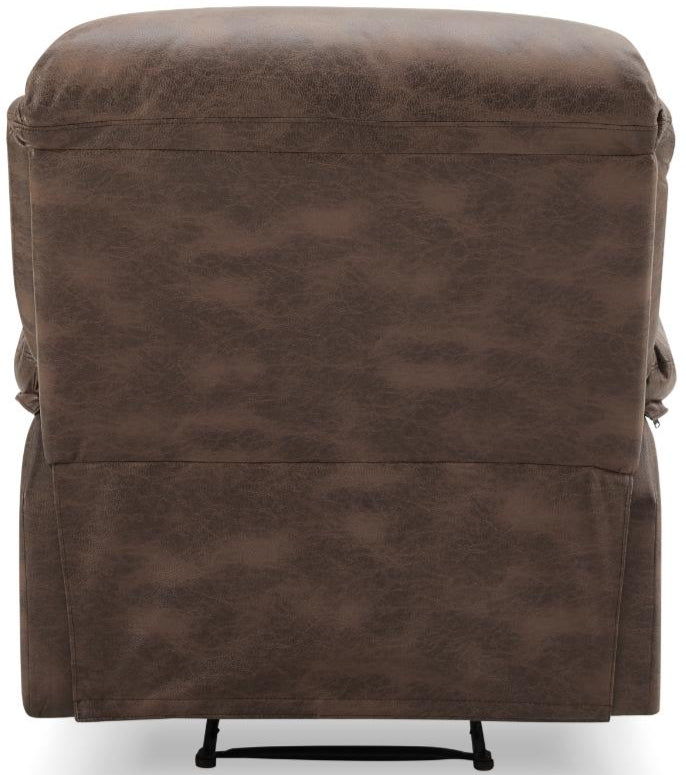 George Faux Leather 1 Seater Manual Recliner Sofa - TGC