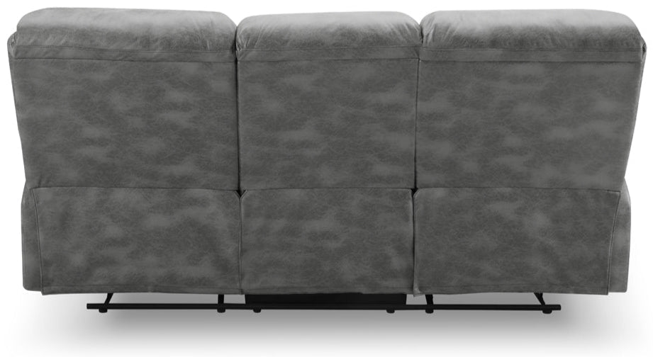 George Faux Leather 3 Seater Manual Recliner Sofa - TGC