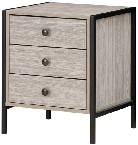 Alva 3 Drawer Bedside Table