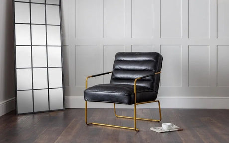 Giorgio Faux Leather Chair - Julian Bowen