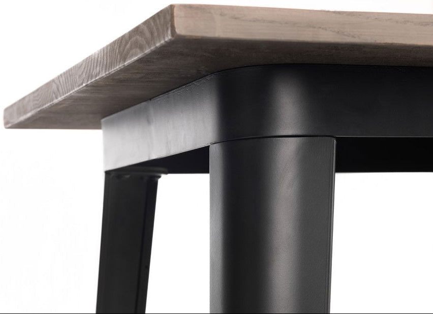 Grafton Bar Table & 4 Luxe Bar Stools - Julian Bowen