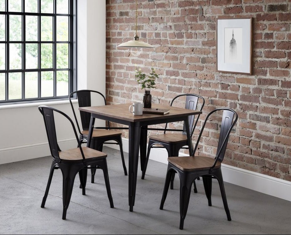 Grafton Dining Set with 4 Chairs - Julian Bowen