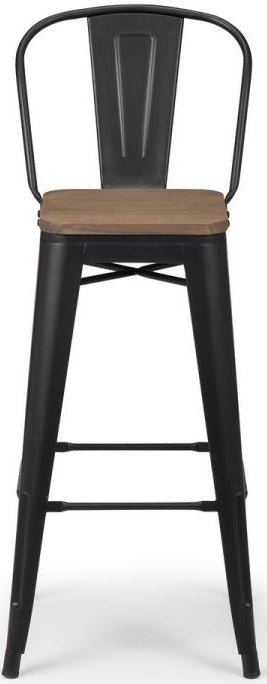 Grafton High Back Bar Stool - Julian Bowen