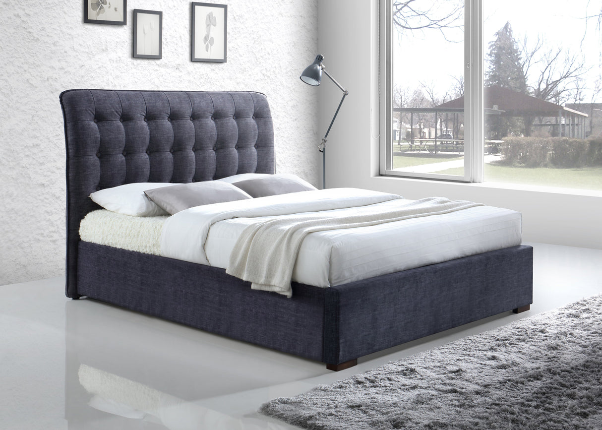 Hamilton Bed in Charcoal Grey - Time Living