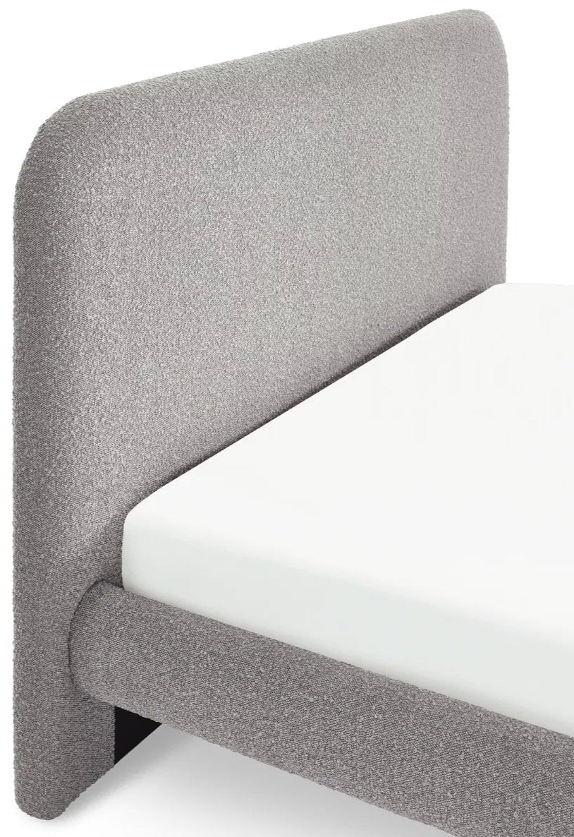 Hannah Boucle Fabric Bed Frame - Julian Bowen