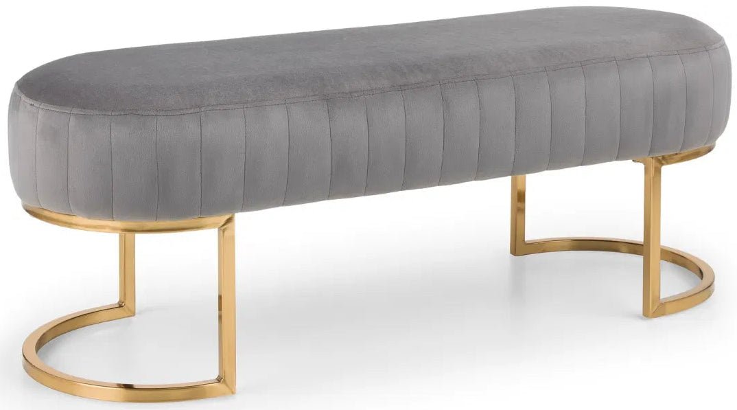 Harrogate Velvet Bench - Julian Bowen