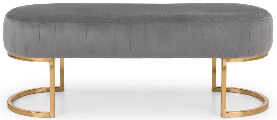 Harrogate Velvet Bench - Julian Bowen