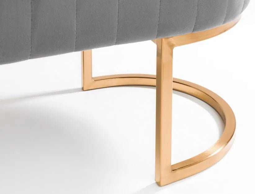 Harrogate Velvet Bench - Julian Bowen