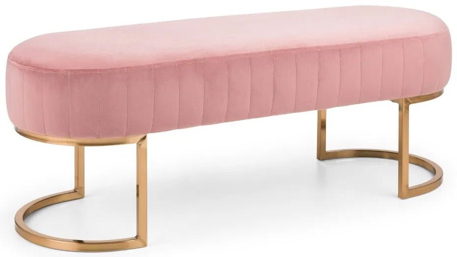 Harrogate Velvet Bench - Julian Bowen