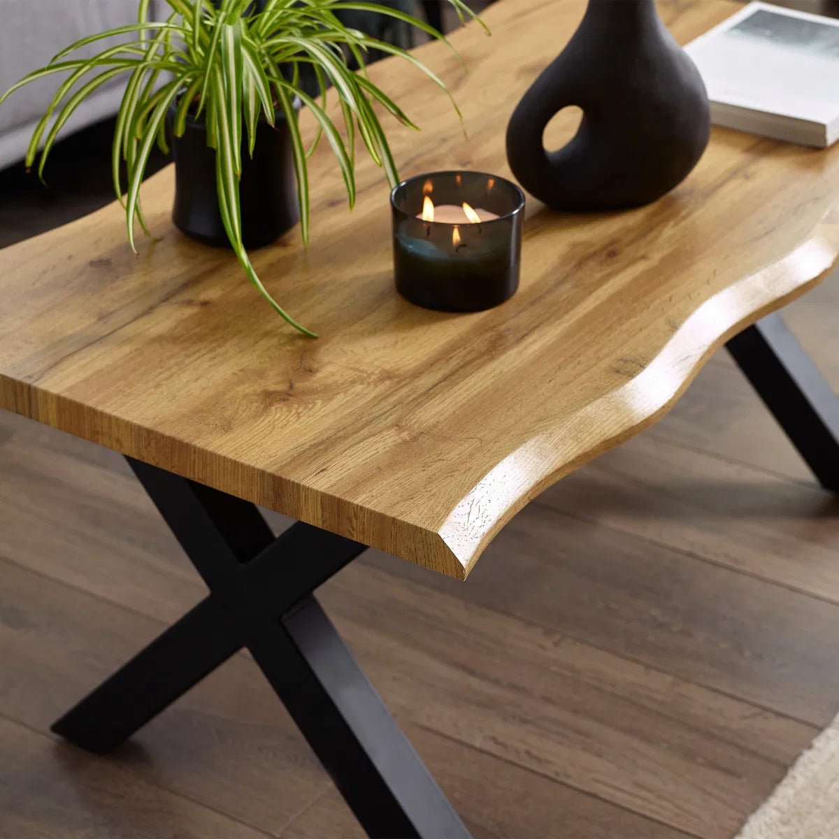 Harvey Wave Edge Coffee Table - Julian Bowen
