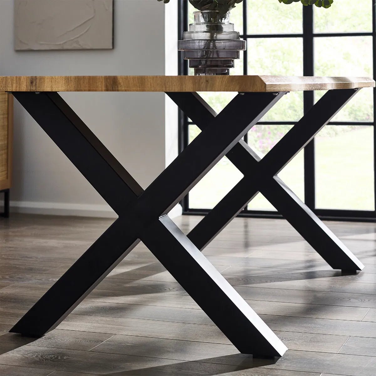 Harvey Wave Edge Dining Table - Julian Bowen