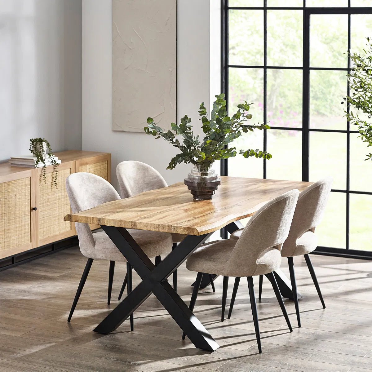 Harvey Wave Edge Dining Table - Julian Bowen