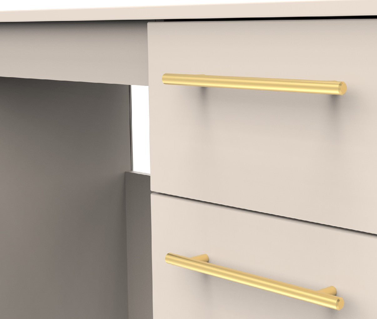 Haworth Double Pedestal 6 Drawer Dressing Table - Welcome Furniture