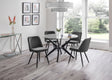 Hayden Dining Table & 4 Burgess Chairs - Julian Bowen