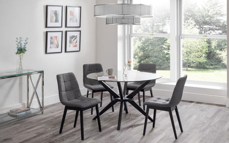 Hayden Dining Table & 4 Chairs - Julian Bowen