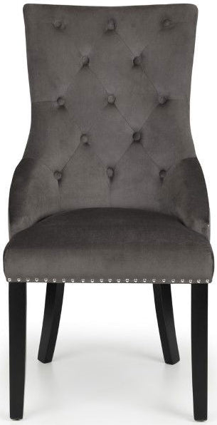 Hayden Dining Table & 4 Veneto Knockerback Chairs - Julian Bowen