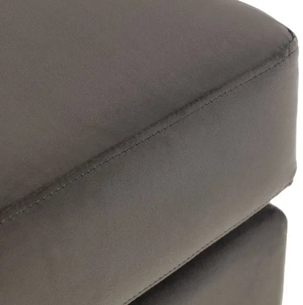 Hayward Velvet Ottoman Stool - Julian Bowen