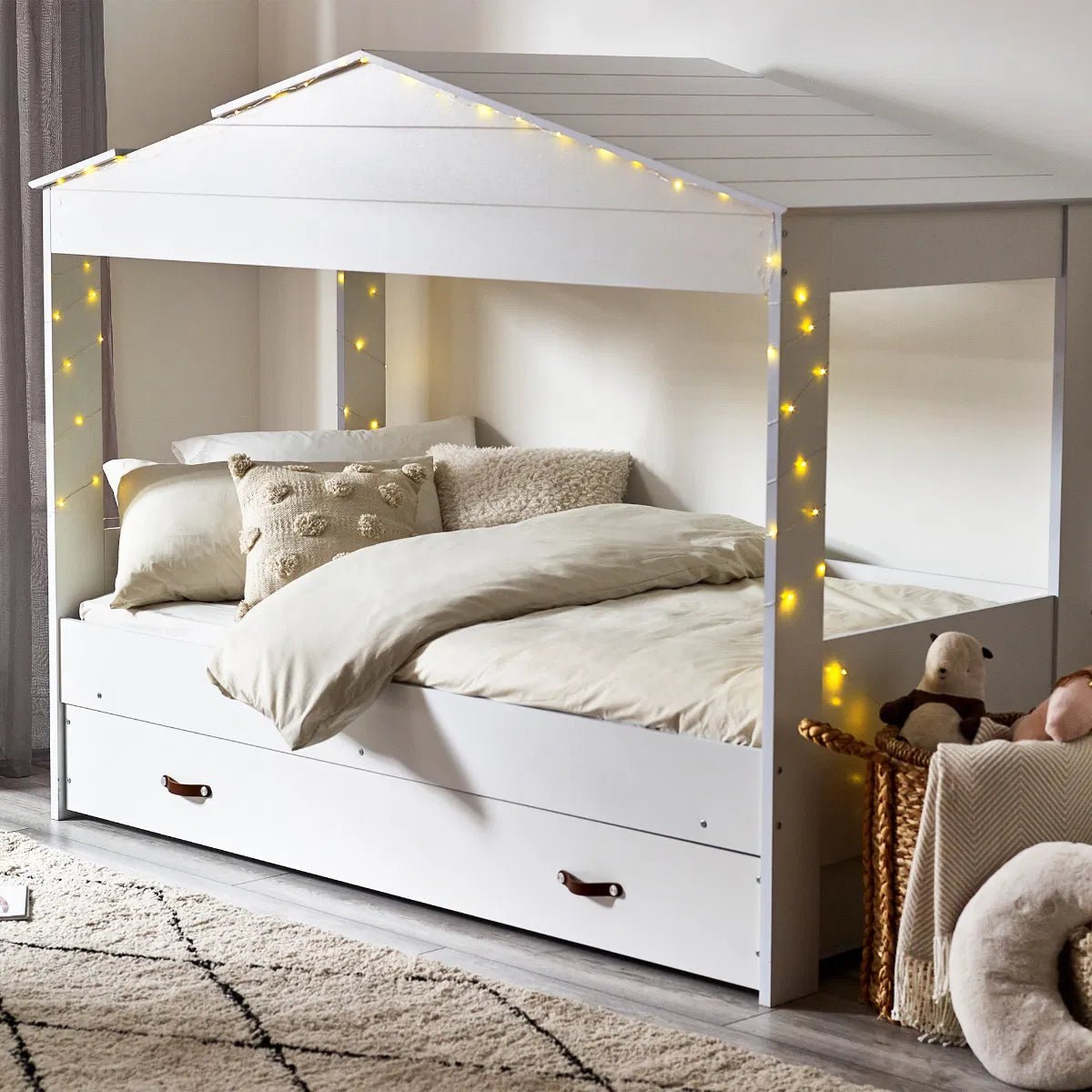 Hazel 3ft Low Sleeper with 1 Drawer - Julian Bowen