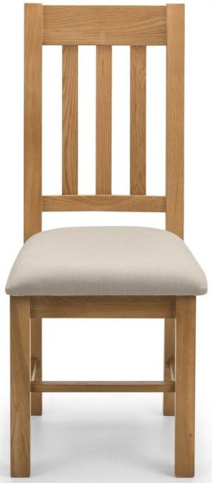 Hereford Solid Wood Dining Chair - Julian Bowen