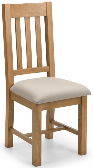 Hereford Solid Wood Dining Chair - Julian Bowen