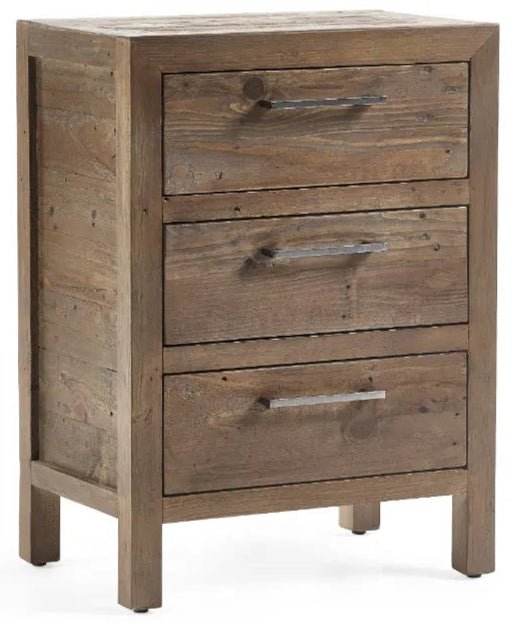 Heritage 3 Drawer Bedside Table - Julian Bowen