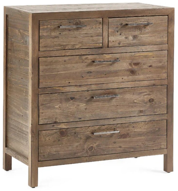 Heritage 3+2 Drawer Chest - Julian Bowen