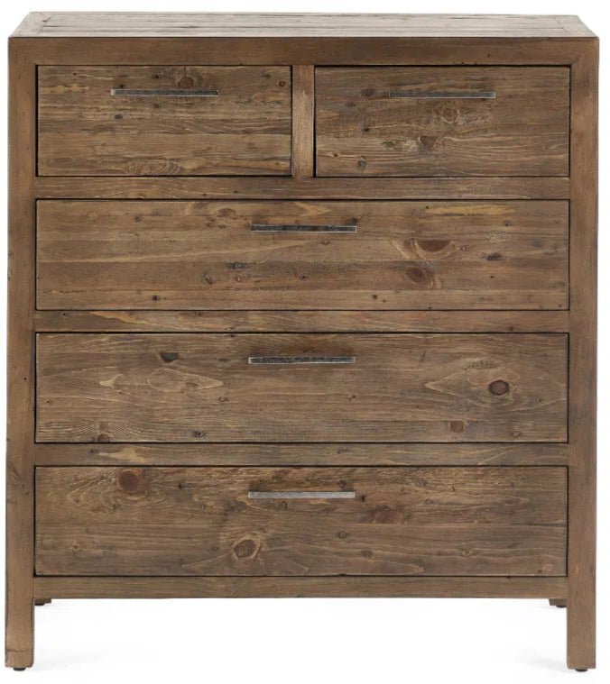 Heritage 3+2 Drawer Chest - Julian Bowen