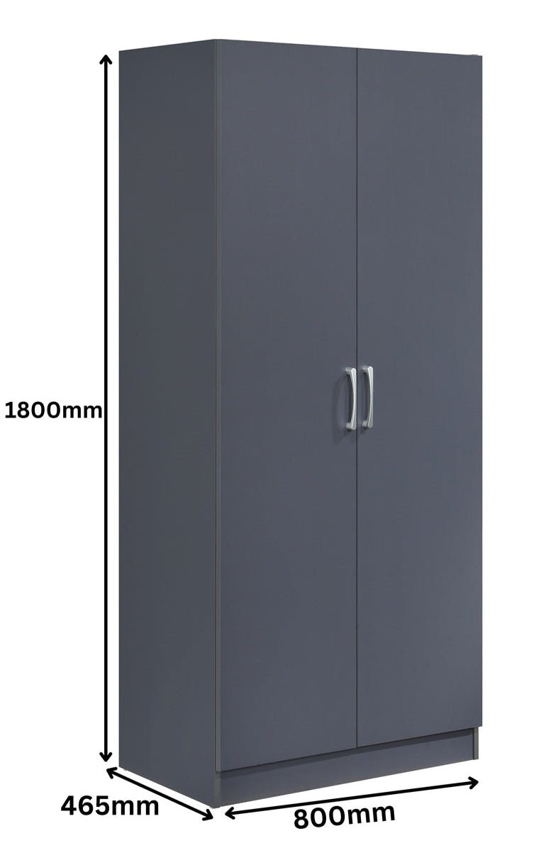 Highbury 4 Piece Bedroom Set With 2 Door Double Wardrobe - Swish Furniture