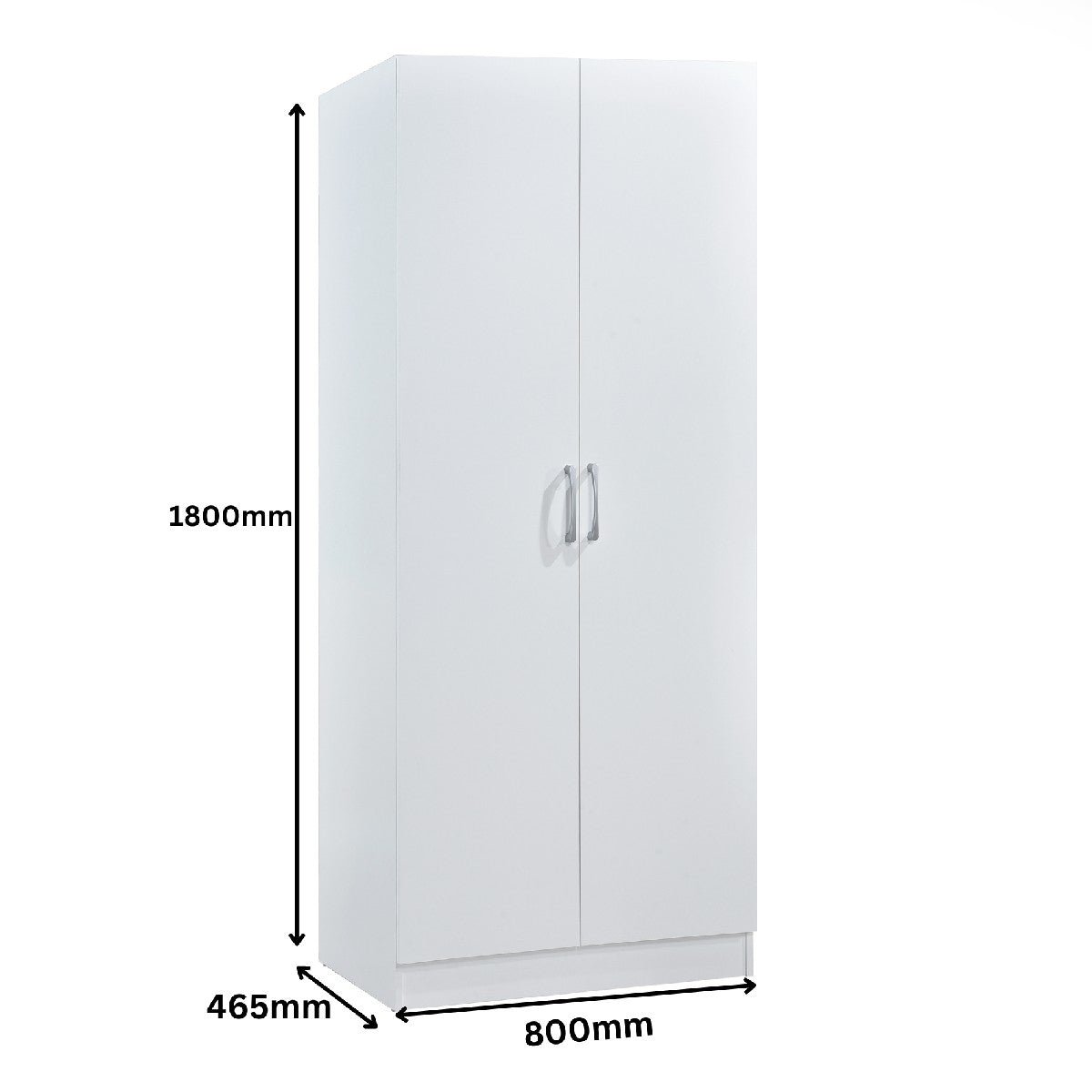 Highbury 4 Piece Bedroom Set With 2 Door Double Wardrobe - Swish Furniture