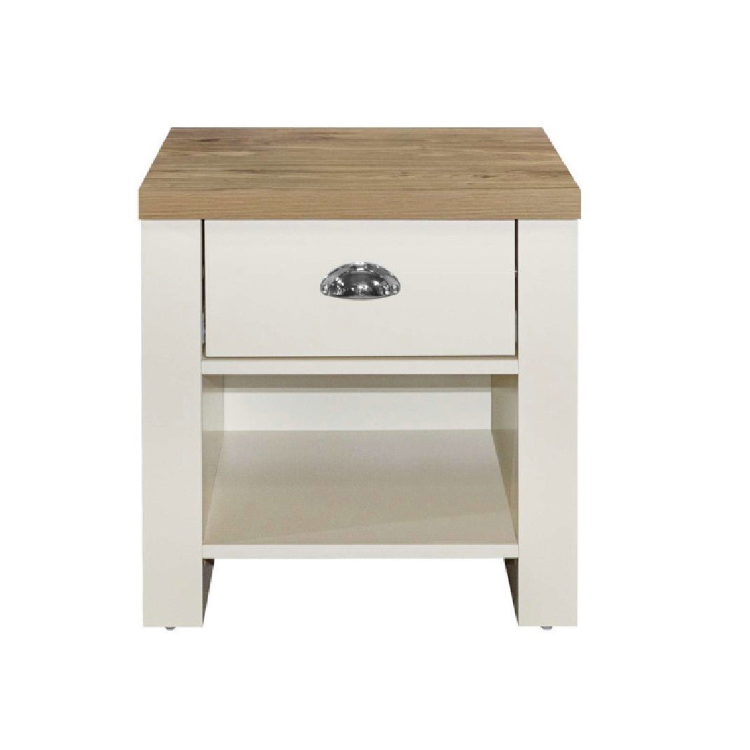 Highgate 1 Drawer Lamp Side Table - Birlea