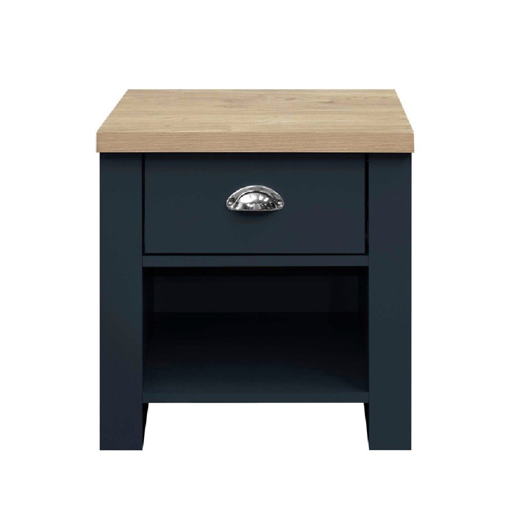 Highgate 1 Drawer Lamp Side Table - Birlea