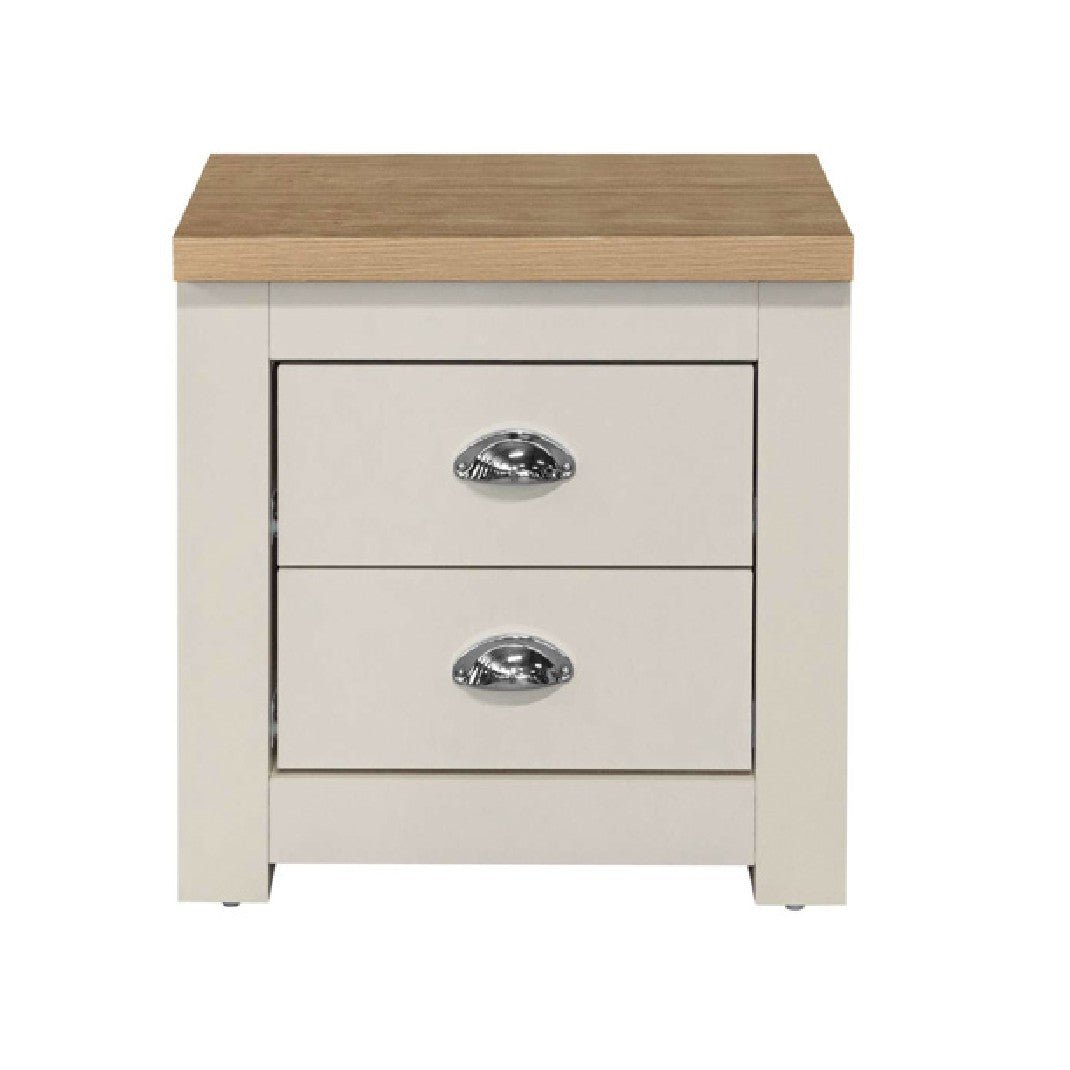 Highgate 2 Drawer Bedside - Birlea