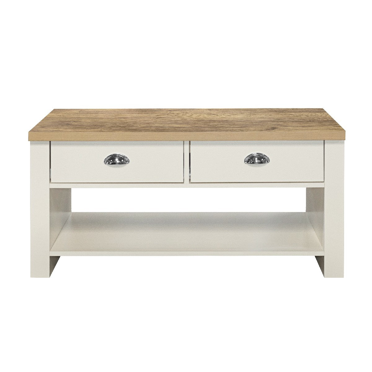 Highgate 2 Drawer Coffee Table - Birlea
