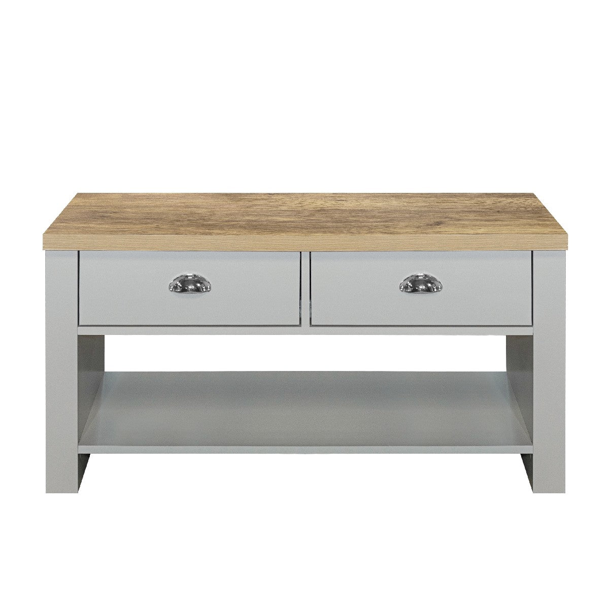 Highgate 2 Drawer Coffee Table - Birlea
