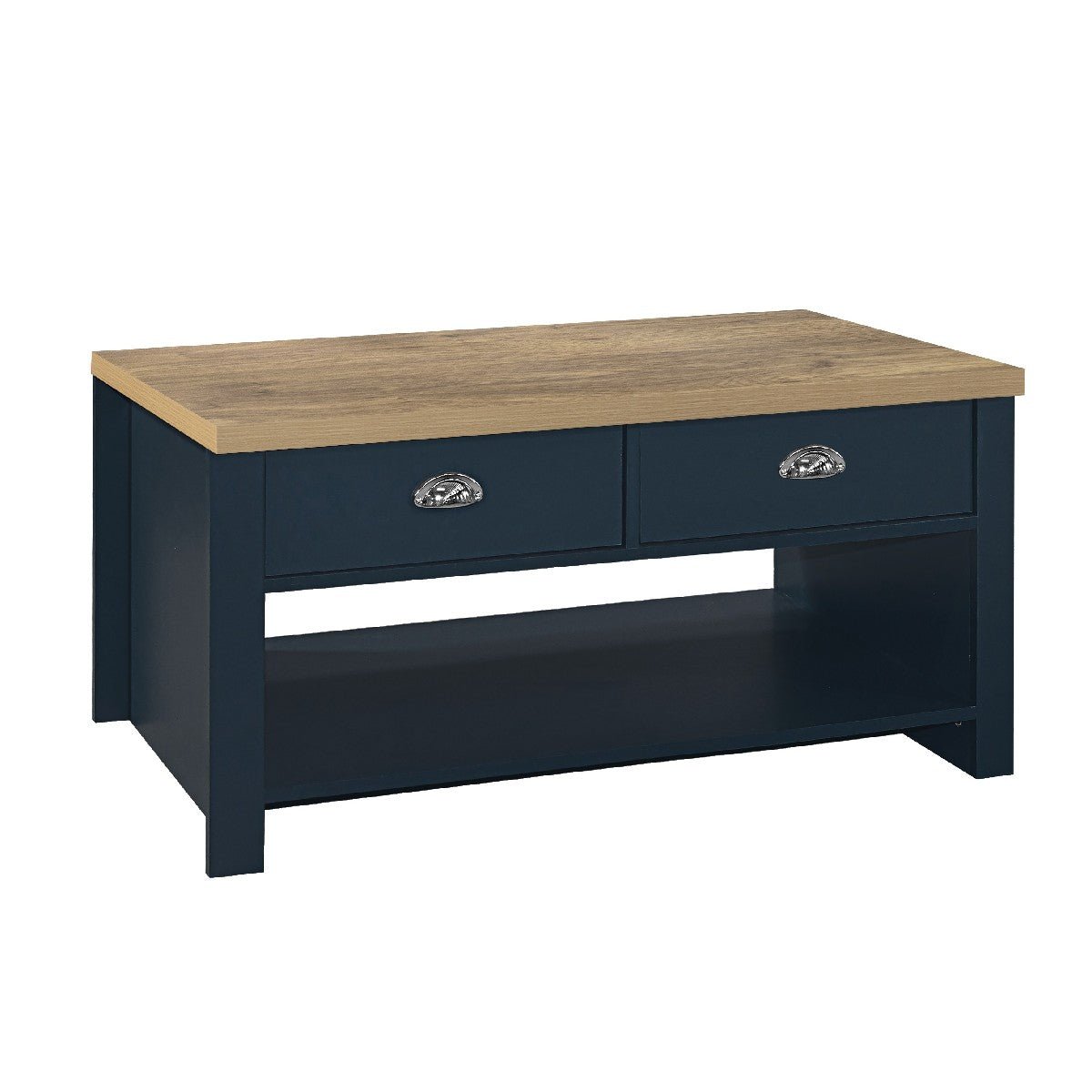 Highgate 2 Drawer Coffee Table - Birlea