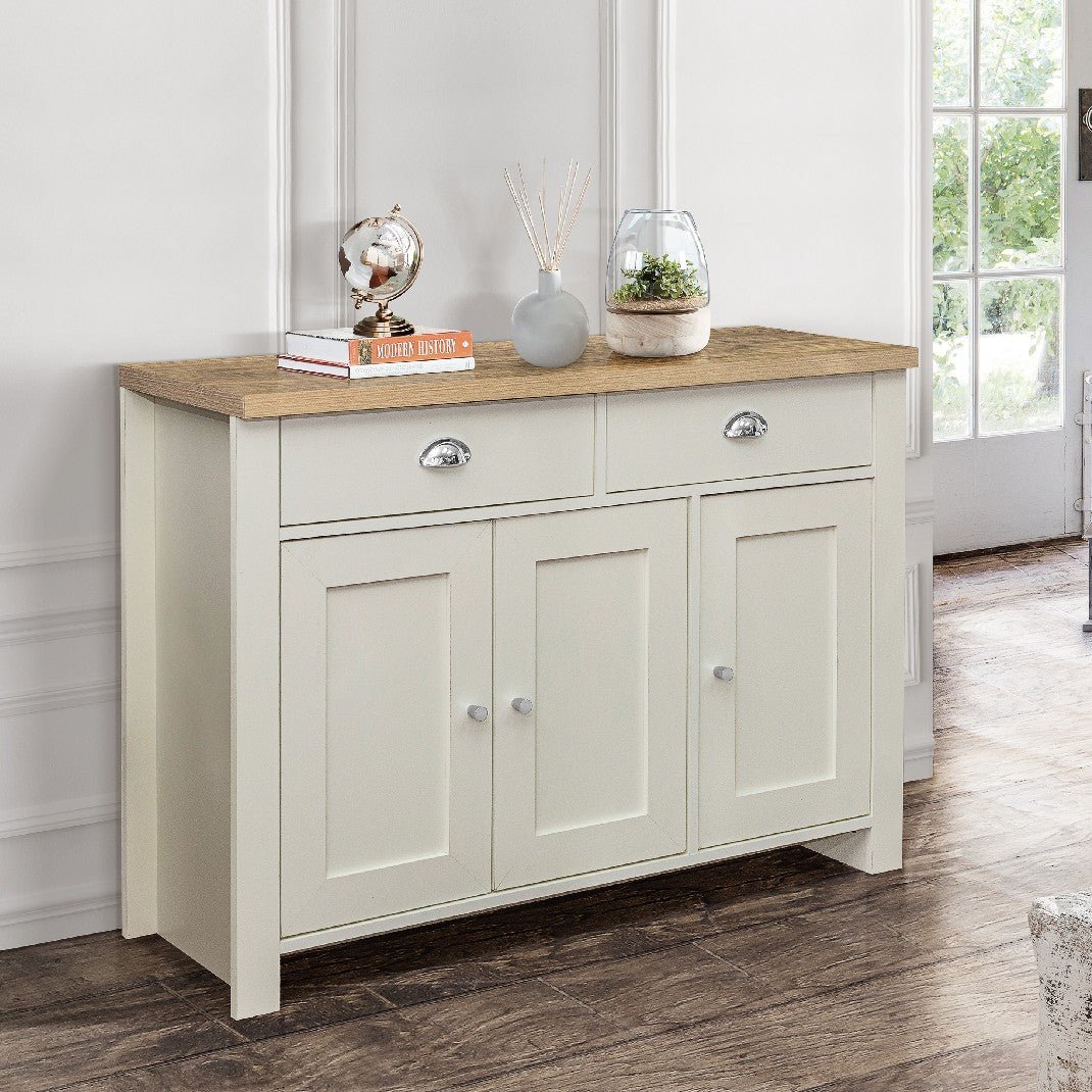 Highgate 3 Door 2 Drawer Sideboard - Birlea