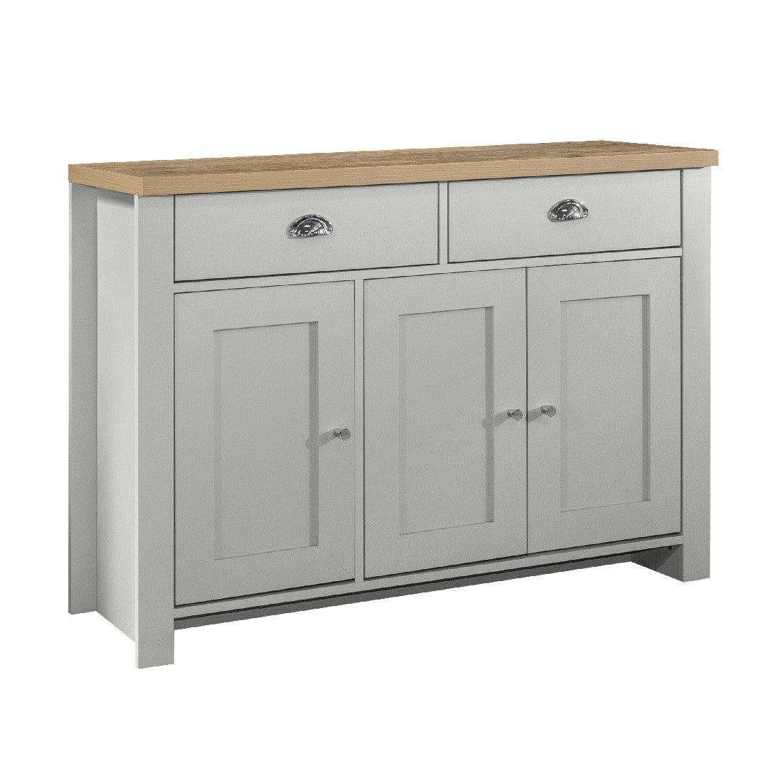 Highgate 3 Door 2 Drawer Sideboard - Birlea