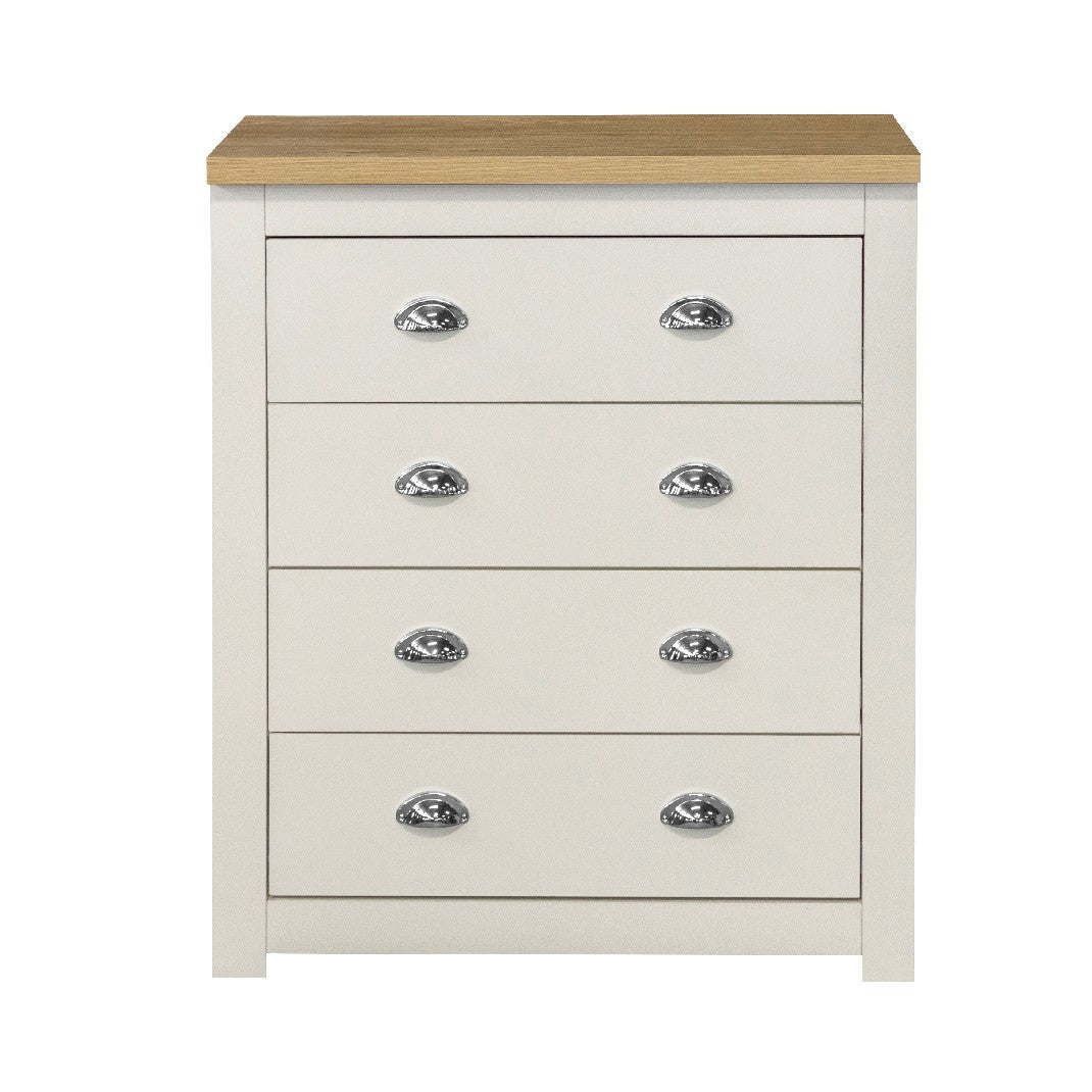 Highgate 4 Drawer Chest - Birlea