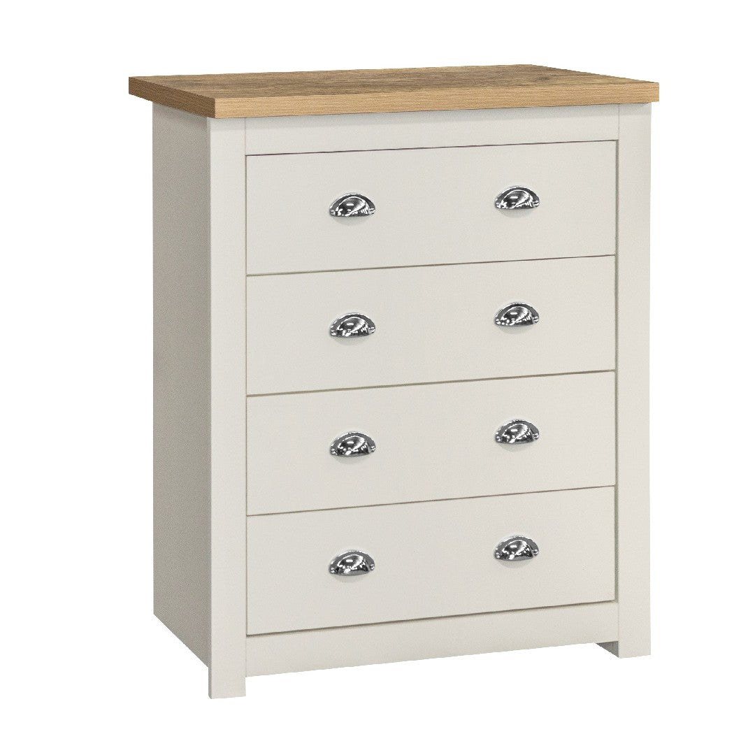 Highgate 4 Drawer Chest - Birlea